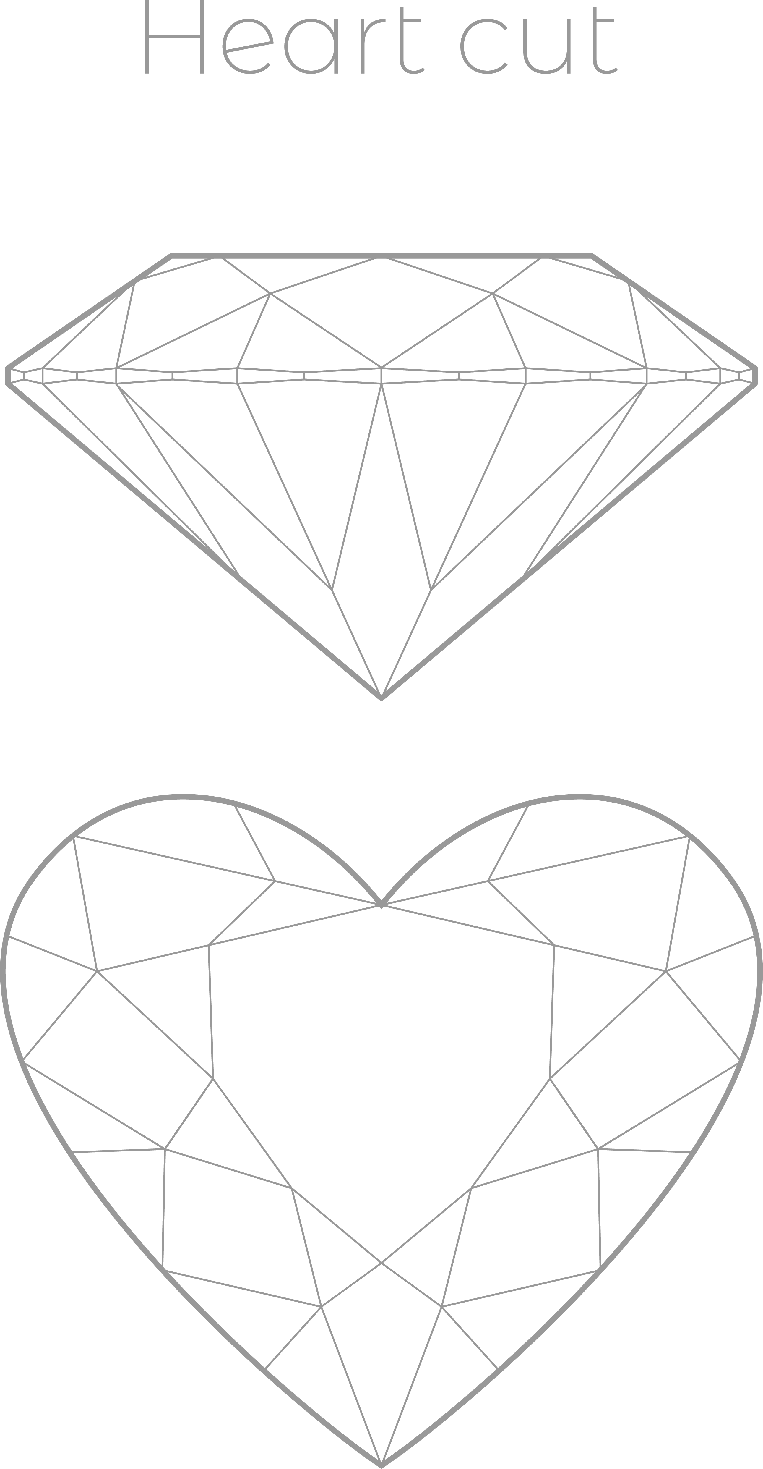 Heart shaped diamond