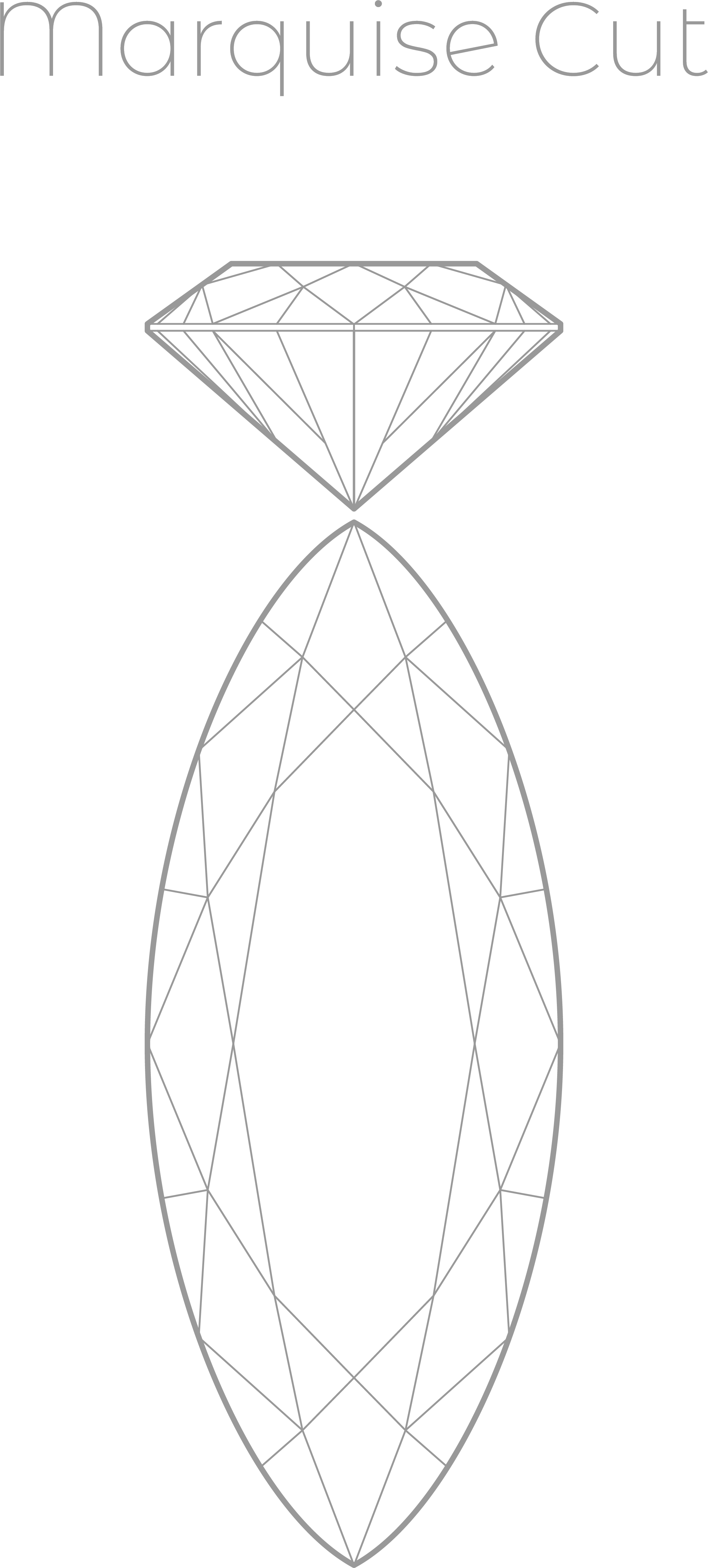 Marquise cut diamond